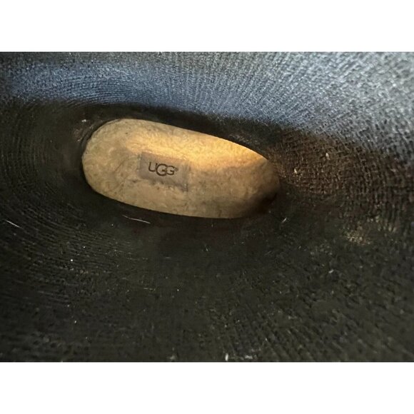 UGG Sienna Matte Rain Boots Women's Size US 10 Black Rubber Waterproof 1100510 - Picture 8 of 8